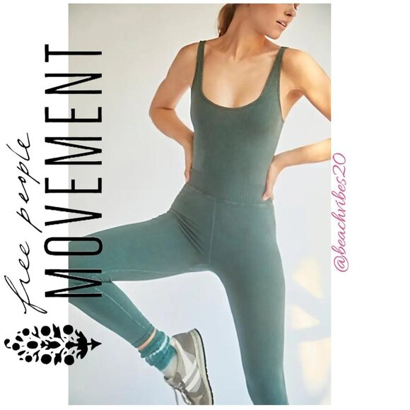 FP MOVEMENT BY FREE PEOPLE Good Karma Onesie Shark XL NWOT FP-334 - Picture 4 of 4